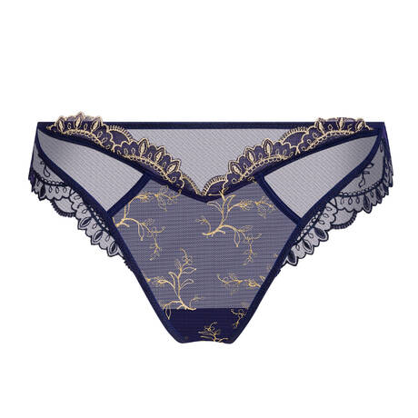 LISE CHARMEL Tanga Grand Soir Saphir Marine Or