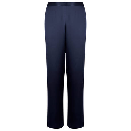 LISE CHARMEL Silk Pants Grand Soir Saphir Marine Or