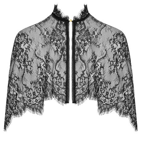 SCANDALE Châle en dentelle Inspiration Divine Noir
