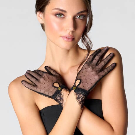 SCANDALE Gloves Inspiration Divine Black
