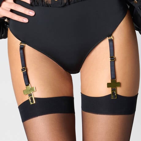 SCANDALE Strumpfhaltern Inspiration Divine Schwarz
