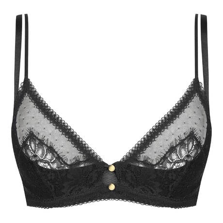 SCANDALE Lace Convertible open-cup bra Inspiration Divine Black
