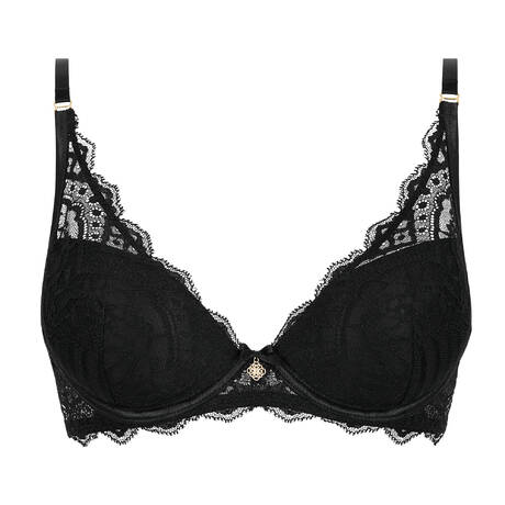 AUBADE Soutien-gorge push-up en dentelle Love Vertigo Noir