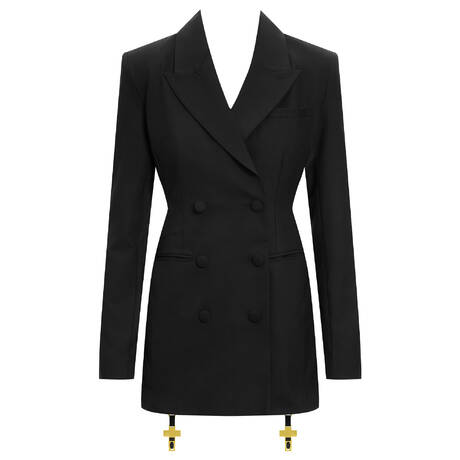 SCANDALE Blazer aus Wolle Inspiration Divine Schwarz