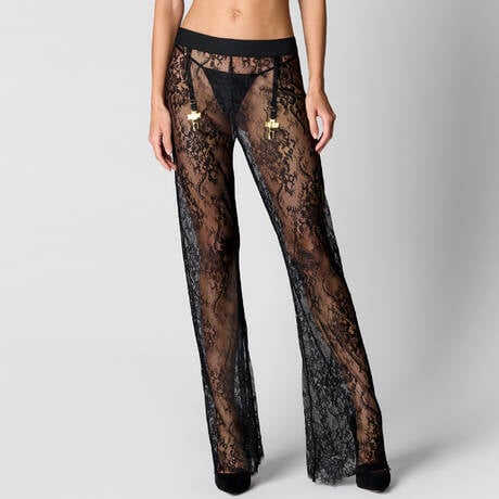 SCANDALE Hose aus Spitze Inspiration Divine Schwarz