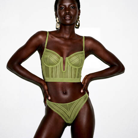 2 pieces set LIVY Glitch Bright Green