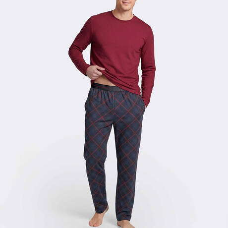 IMPETUS Cotton and modal Men's pajama Heritage Navy