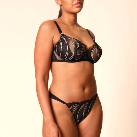 2 teile im set GOSSARD VIP Étoile Schwarz