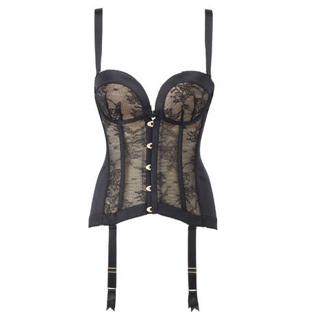 GOSSARD Guêpière en dentelle Retrolution VIP Noir
