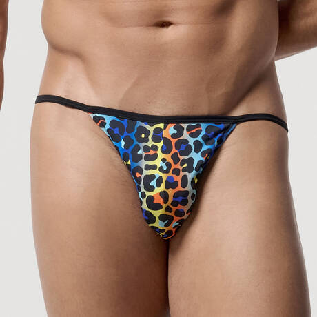 HOM Men's brief Funky Styles Orange Print