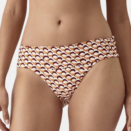 MELISSA ODABASH Bas de maillot de bain slip revers Vitamin Sea Rétro