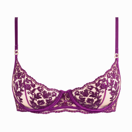 SHIKKOSA Demi-cup bra Taormina Magenta