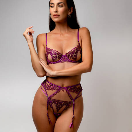 3 pieces set Shikkosa Taormina Magenta
