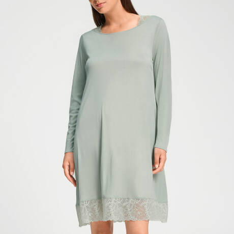 HANRO Chemise de nuit manches longues en modal Azelia Mystic Breeze