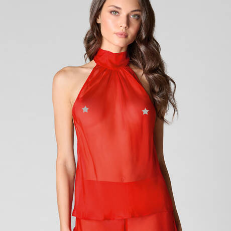 SCANDALE Top dos nu Le Vestiaire Rouge