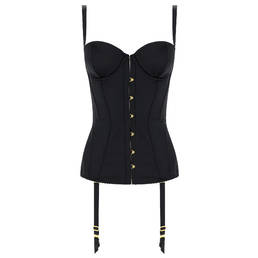 AGENT PROVOCATEUR corset en satin Mercy