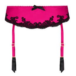 AGENT PROVOCATEUR porte-jarretelles en soie Molly