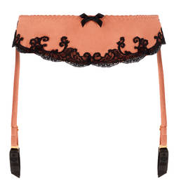 AGENT PROVOCATEUR porte-jarretelles en soie Molly