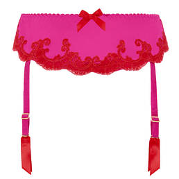 AGENT PROVOCATEUR porte-jarretelles en soie Molly