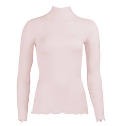 OSCALITO pull col cheminée en laine mérinos et soie Roma