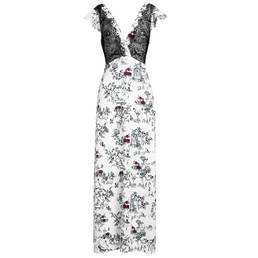 DITA VON TEESE nuisette longue en satin Glambassador