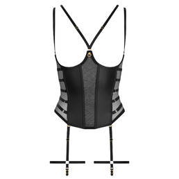 MAISON CLOSE corset seins nus porte-jarretelles Chambre Noire