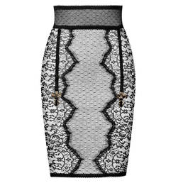 MAISON CLOSE jupe porte-jarretelles en dentelle Inspiration Divine