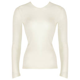 HANRO top manches longues en laine et soie Woolen silk HANRO top manches longues en laine et soie Woolen silk