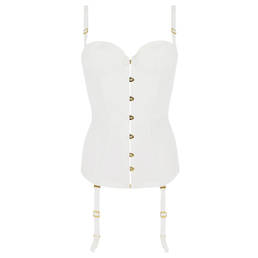 AGENT PROVOCATEUR corset en satin Mercy