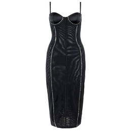 FLEUR DU MAL robe bustier Sequin Violet