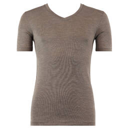 OSCALITO t-shirt col V homme en laine et soie Prestige