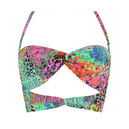 LULI FAMA haut de maillot de bain bandeau Miami Mystique
