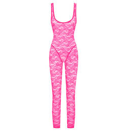 MAISON CLOSE catsuit en dentelle Flashback Néon