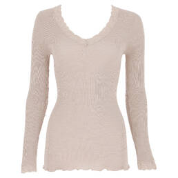 OSCALITO top manches longues en laine et soie Signature