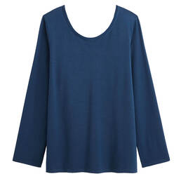 LAURENCE TAVERNIER t-shirt manches longues en coton et modal Les Basiques