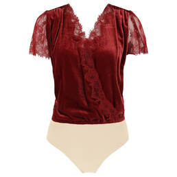 MARJOLAINE body en velours Velvet