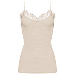 HANRO débardeur fines bretelles Woolen Lace