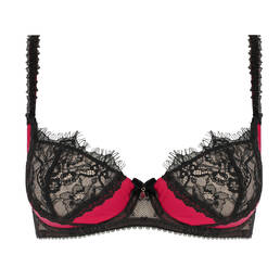 DITA VON TEESE soutien-gorge corbeille en dentelle et satin Glamcatcher