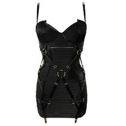BORDELLE robe porte-jarretelles harnais angela New Signature