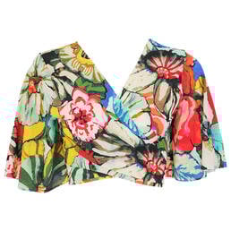 PAIN DE SUCRE crop top multipositions de plage Tainy Flower