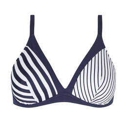 LISE CHARMEL haut de maillot de bain triangle bonnets profonds Rayure en Ligne