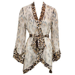 MARJOLAINE kimono en soie Ambre