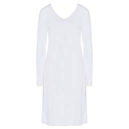 HANRO chemise de nuit manches longues en coton Cotton Silk