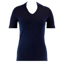 OSCALITO t-shirt col chemise en coton Venise