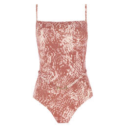 SORAYA maillot de bain 1 pièce bustier Romane sans armatures Iris