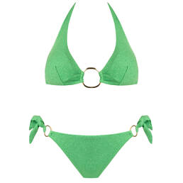 ACQUADICOCCO maillot de bain 2 pièces triangle Lurex Verde