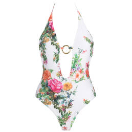 ACQUADICOCCO maillot de bain 1 pièce dos nu sans armatures Garden Flowers
