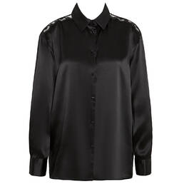 SIMONE PÉRÈLE haut de pyjama chemise en soie Love Me
