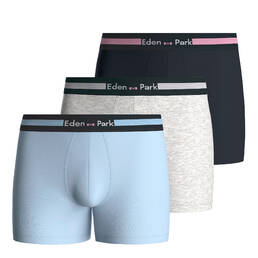 EDEN PARK  pack de 3 boxers homme en coton Basics