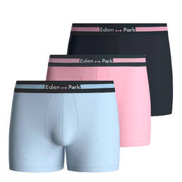 EDEN PARK  pack de 3 boxers homme en coton Basics